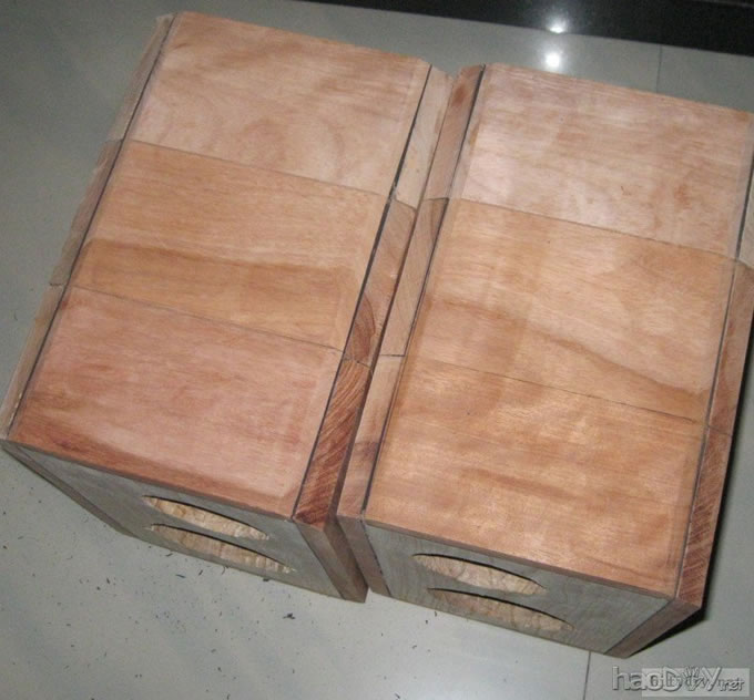 纯手工打造diy制作5寸实木书架箱