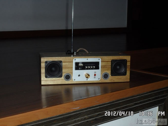 看我新手diy制作的全能功放+音箱一体式小音响