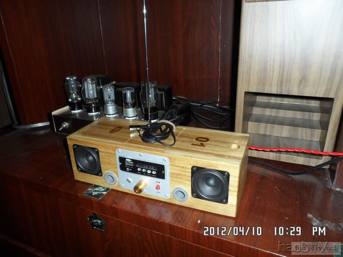 看我新手diy制作的全能功放+音箱一体式小音响