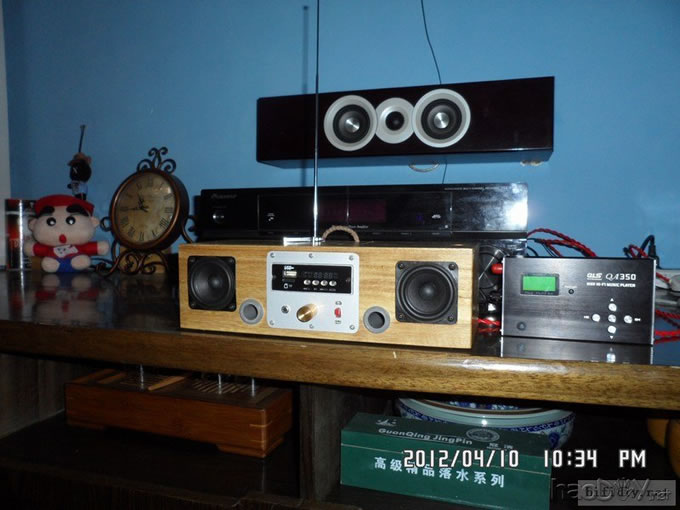 看我新手diy制作的全能功放+音箱一体式小音响