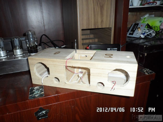 看我新手diy制作的全能功放+音箱一体式小音响