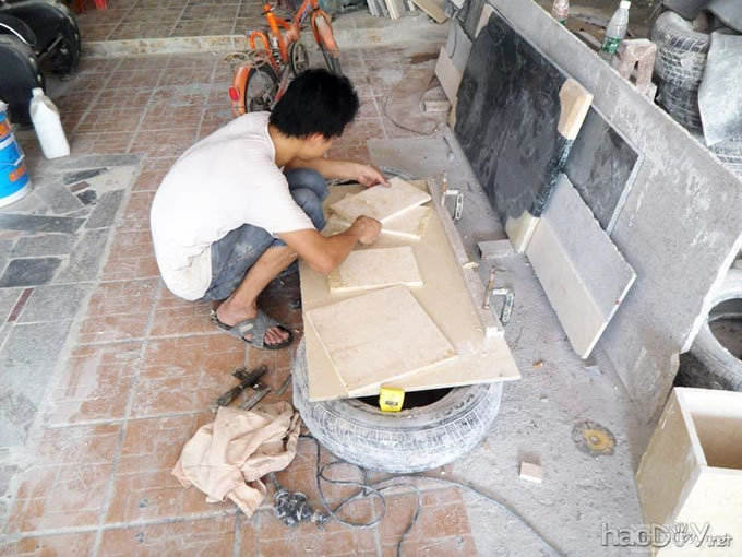 我最爱做石头音箱,又做2对大理石书架音箱