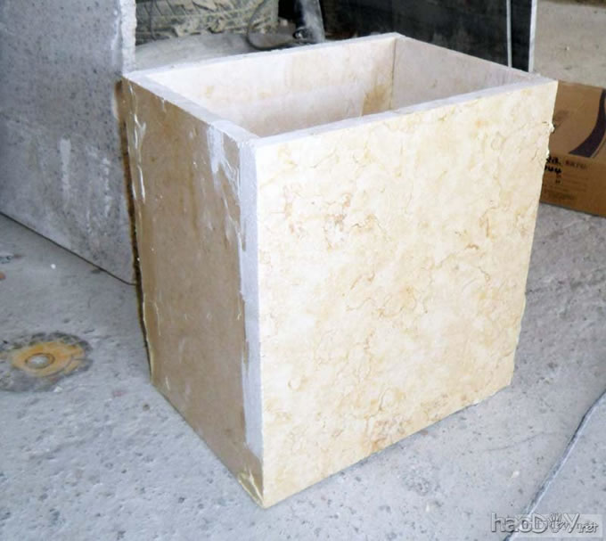 我最爱做石头音箱,又做2对大理石书架音箱