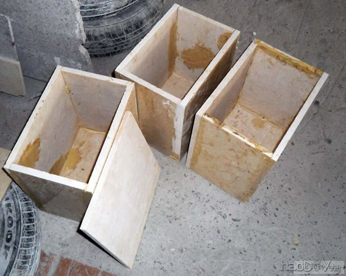 我最爱做石头音箱,又做2对大理石书架音箱