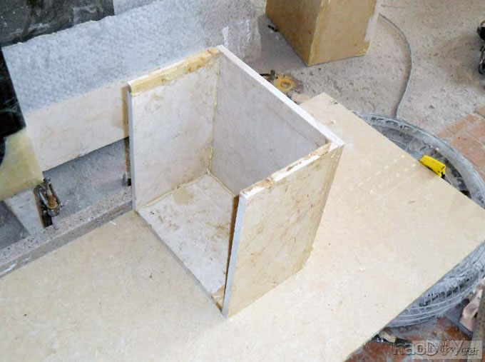 我最爱做石头音箱,又做2对大理石书架音箱