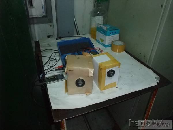 2寸全频喇叭做音柱音箱正式开工,图片不断更新