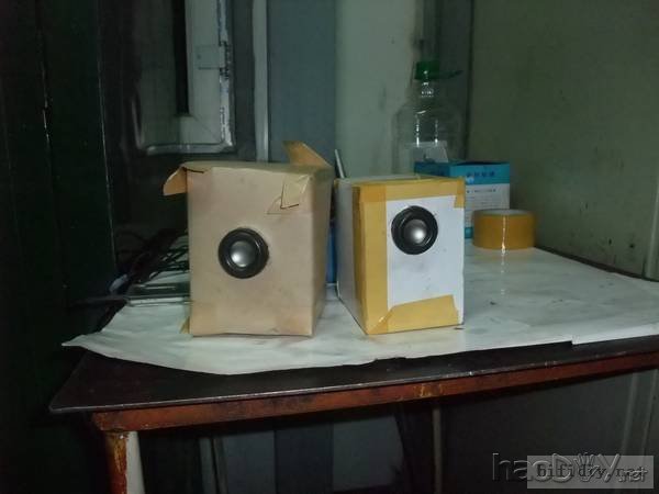 2寸全频喇叭做音柱音箱正式开工,图片不断更新