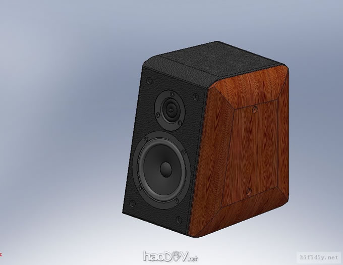 卧室中的书架箱,仿意大利Sonus Faber世霸toy书架箱体