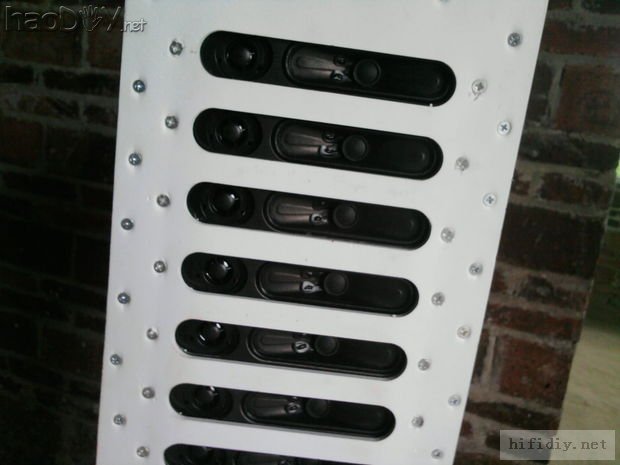 国庆假期中自己一个人闭门做了对音柱音箱