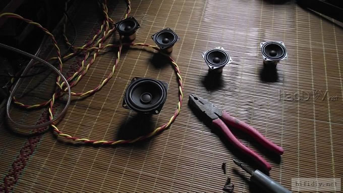 买了几对2寸3寸小全频喇叭制作音箱过过瘾(附diy箱体图纸)