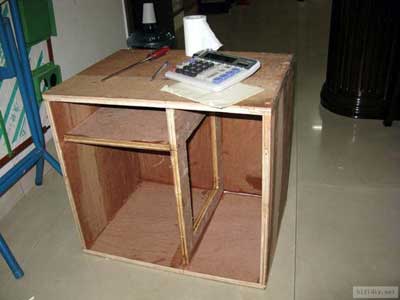 强!用装修剩下的废木板材料DIY低音炮音箱