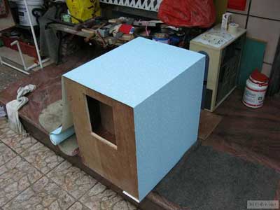 强!用装修剩下的废木板材料DIY低音炮音箱