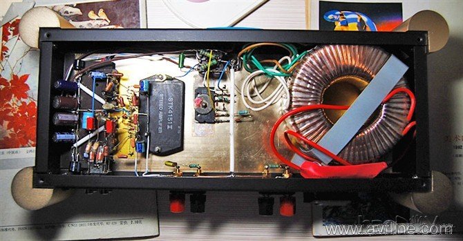 原始怀旧,搭棚三洋STK4151功放