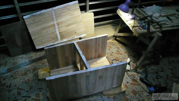 双12寸大型落地箱完工