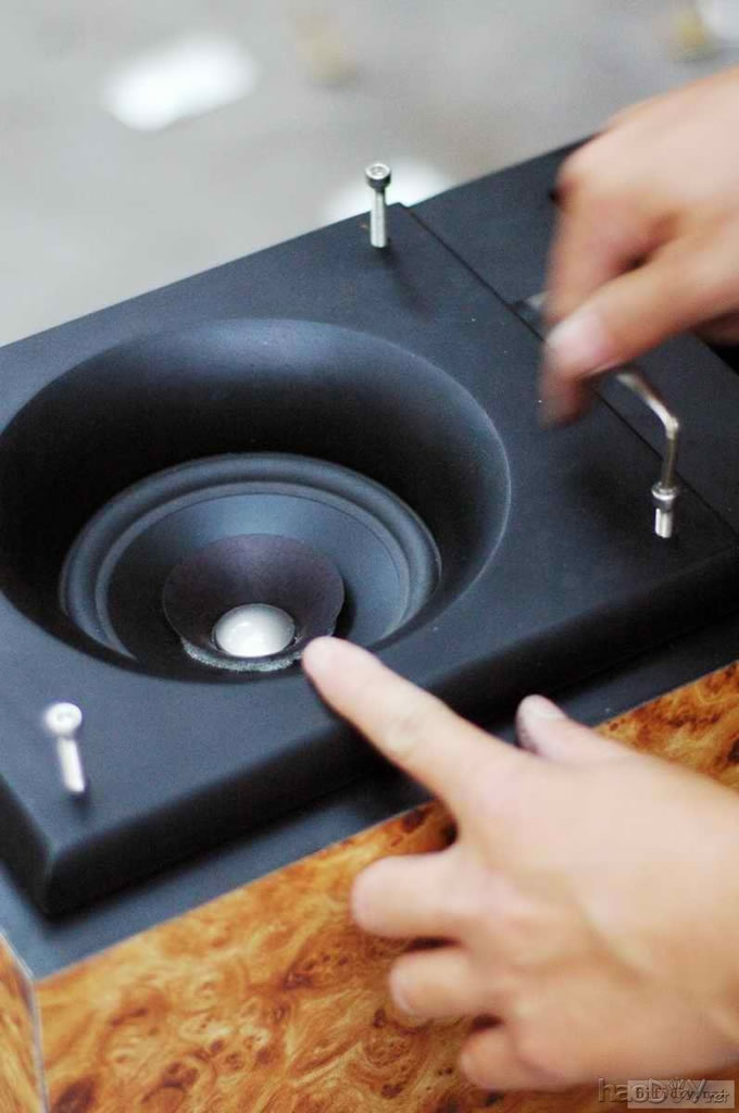 5.25寸全频喇叭diy制作书架箱