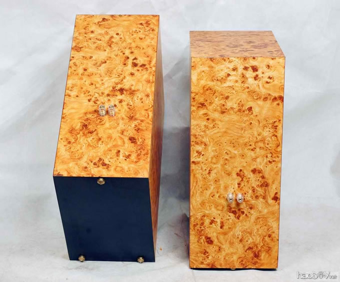 5.25寸全频喇叭diy制作书架箱