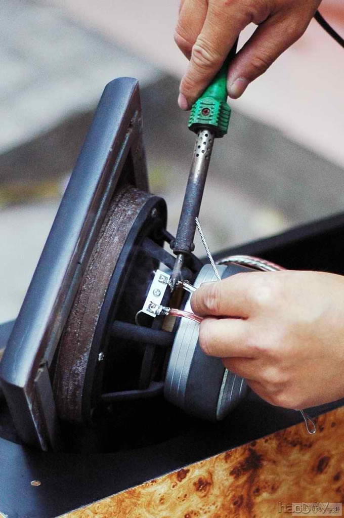 5.25寸全频喇叭diy制作书架箱