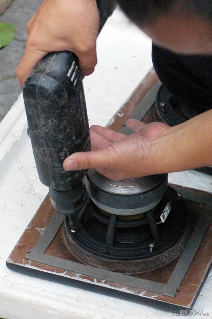 5.25寸全频喇叭diy制作书架箱