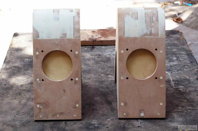 我爱“扭纹柴”2寸,3寸全频喇叭音箱+低音炮制作