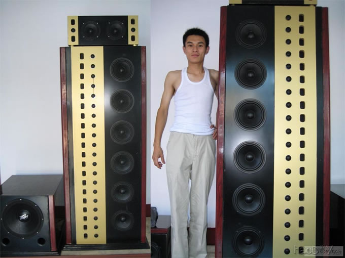 仿diy制作惠威音箱已成!!!!快来看!!改好了!!