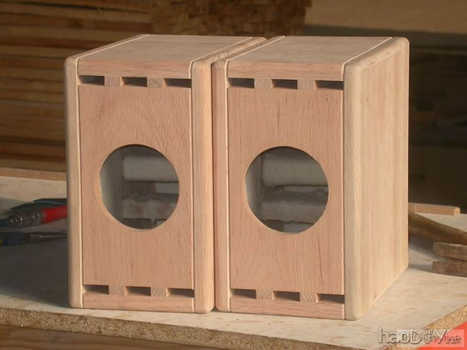 专业化地DIY一对FOSTEX FE103 4寸小小书架箱