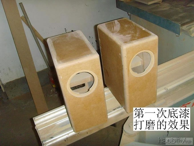 菜鸟的diy制作音箱喷漆详细成型过程之