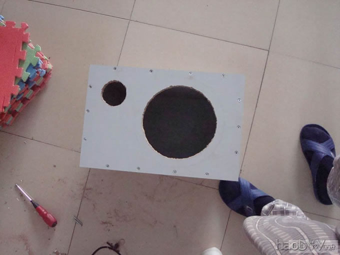 我做的1.2寸vifa威发全频喇叭音柱+8寸低音炮