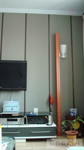 我做的1.2寸vifa威发全频喇叭音柱+8寸低音炮