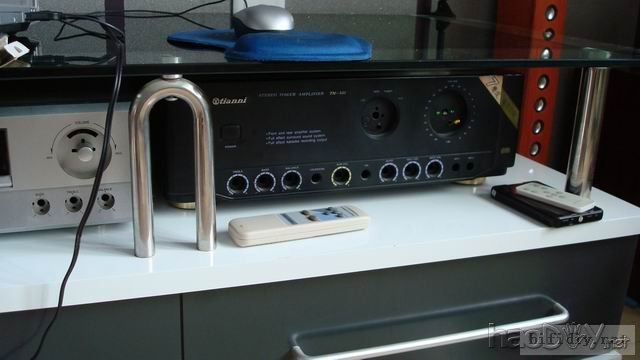 我做的1.2寸vifa威发全频喇叭音柱+8寸低音炮