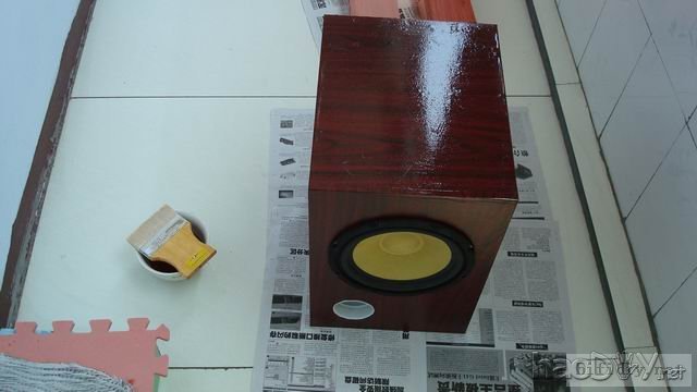 我做的1.2寸vifa威发全频喇叭音柱+8寸低音炮