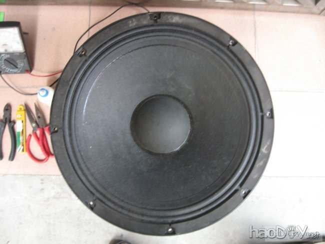 喇叭维修理:18寸喇叭换音圈