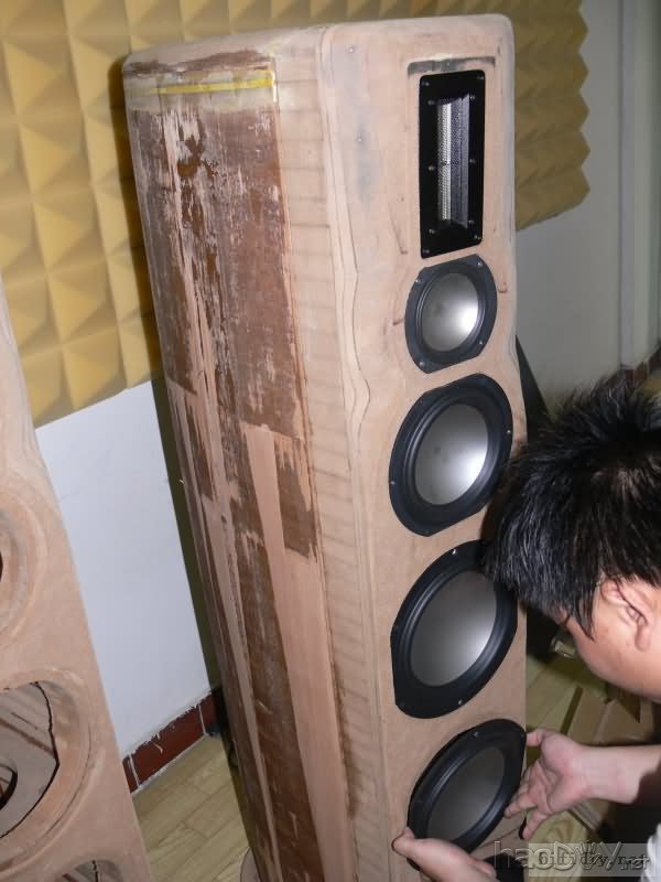 制作中的仿REVEL旗舰2 落地音箱