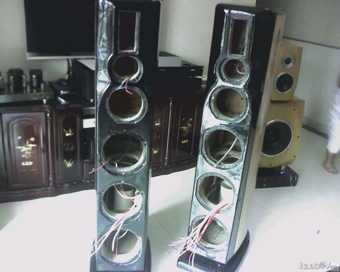 制作中的仿REVEL旗舰2 落地音箱