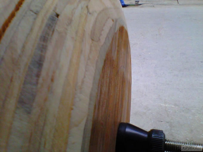 应朋友要求.简单工具示范实做木号角高音喇叭一对