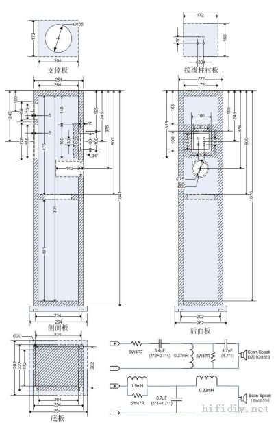 SCAN 8545 +SCAN 9300 仿制 “贵族2.5”音箱