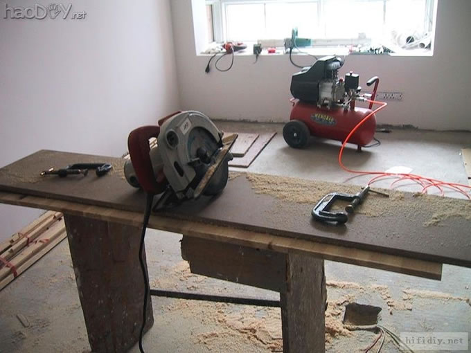 家庭影院音响试听室DIY(扩散板+鸡蛋吸音棉)