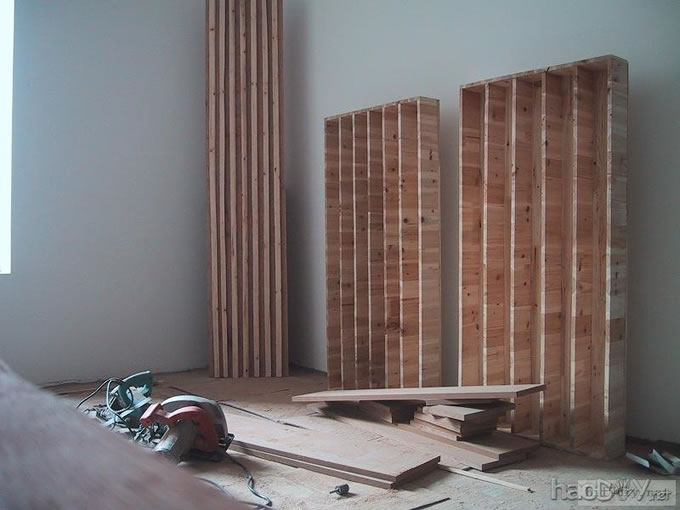 家庭影院音响试听室DIY(扩散板+鸡蛋吸音棉)