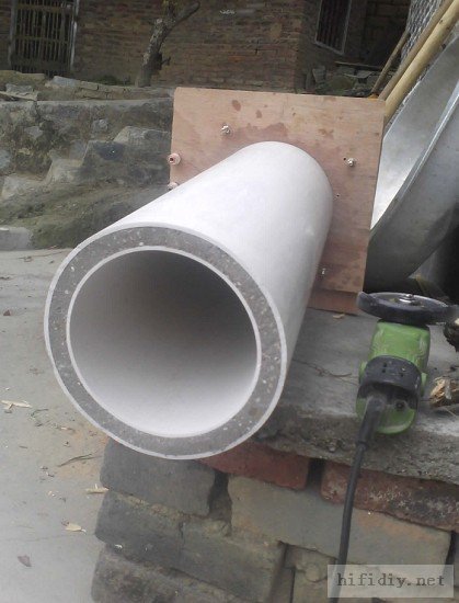 世界上第一套水泥音柱+水泥加浓炮,四颗TDA7294的2.1声道推