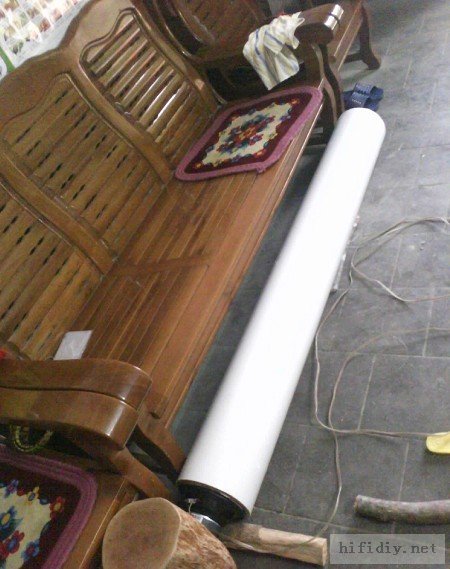 世界上第一套水泥音柱+水泥加浓炮,四颗TDA7294的2.1声道推