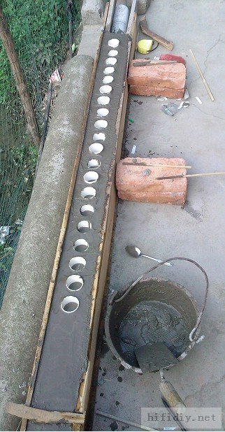 世界上第一套水泥音柱+水泥加浓炮,四颗TDA7294的2.1声道推