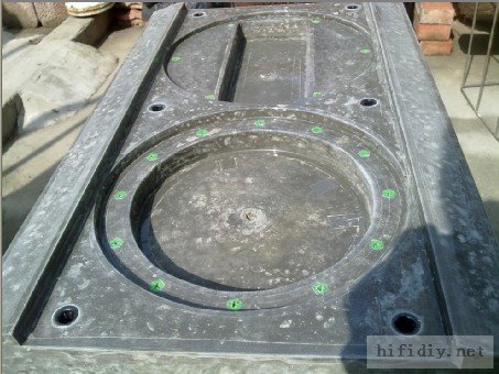 折腾了一个月,DIY的惠威RT2C+ 水泥书架音箱