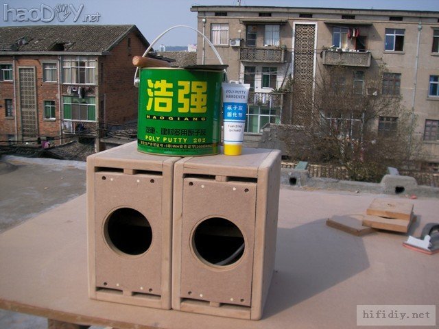 我的第一次4寸全频喇叭(仿SOLO-103)书架音箱