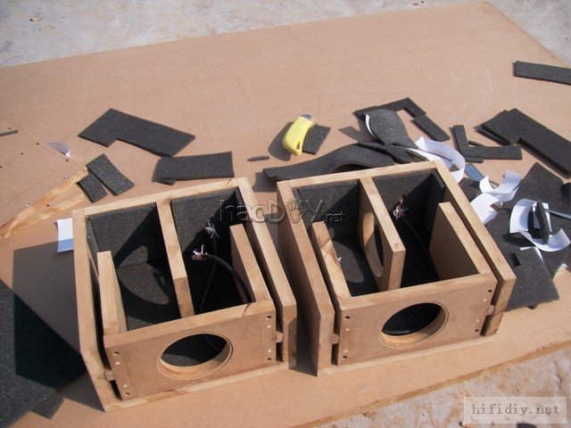 我的第一次4寸全频喇叭(仿SOLO-103)书架音箱