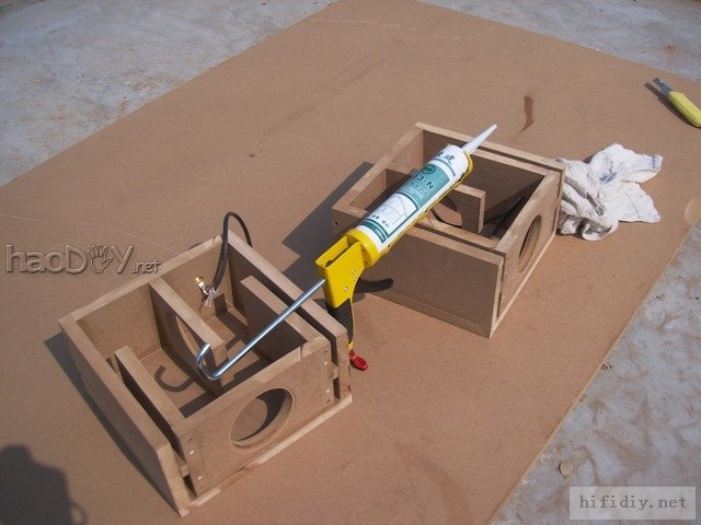 我的第一次4寸全频喇叭(仿SOLO-103)书架音箱