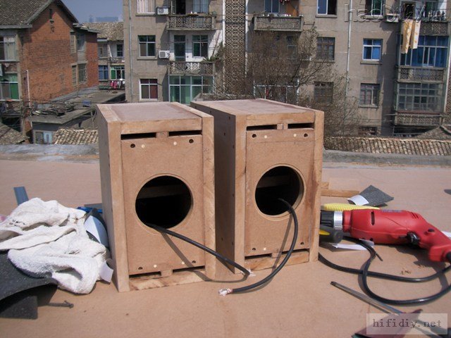 我的第一次4寸全频喇叭(仿SOLO-103)书架音箱