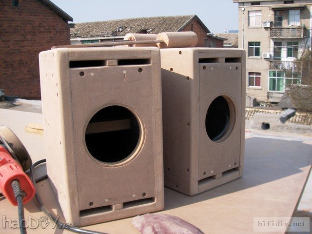 我的第一次4寸全频喇叭(仿SOLO-103)书架音箱