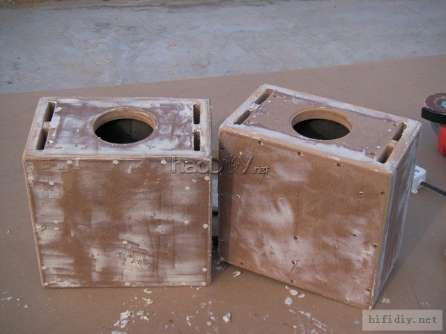 我的第一次4寸全频喇叭(仿SOLO-103)书架音箱