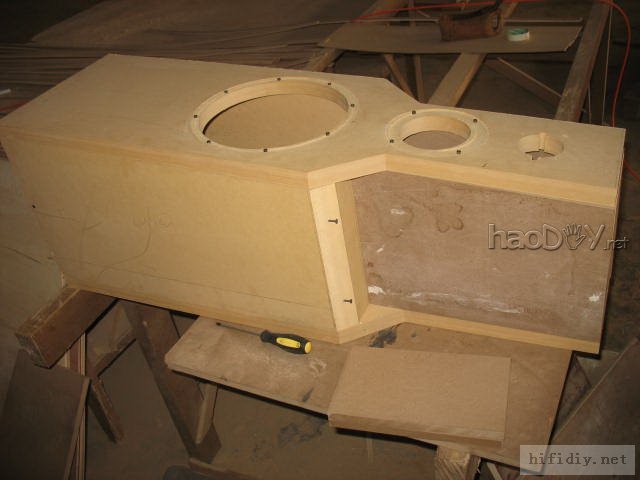 我diy制作的仿卡玛落地音箱 随时更新