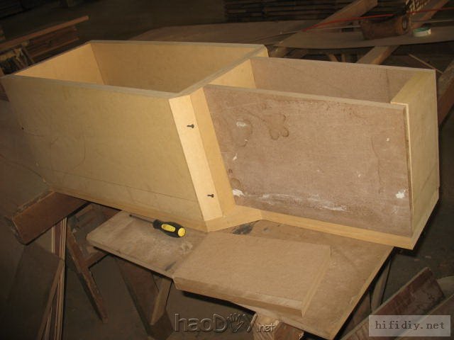 我diy制作的仿卡玛落地音箱 随时更新