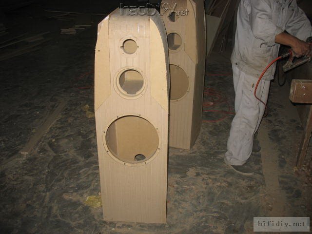 我diy制作的仿卡玛落地音箱 随时更新